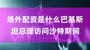 场外配资是什么巴基斯坦总理访问沙特期间
